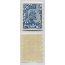 LIECHTENSTEIN 1912 Yv 3 ESTAMPILLA NUEVA MINT DE LUJO 275 EUROS !!! AQUI CON BAJISIMA BASE